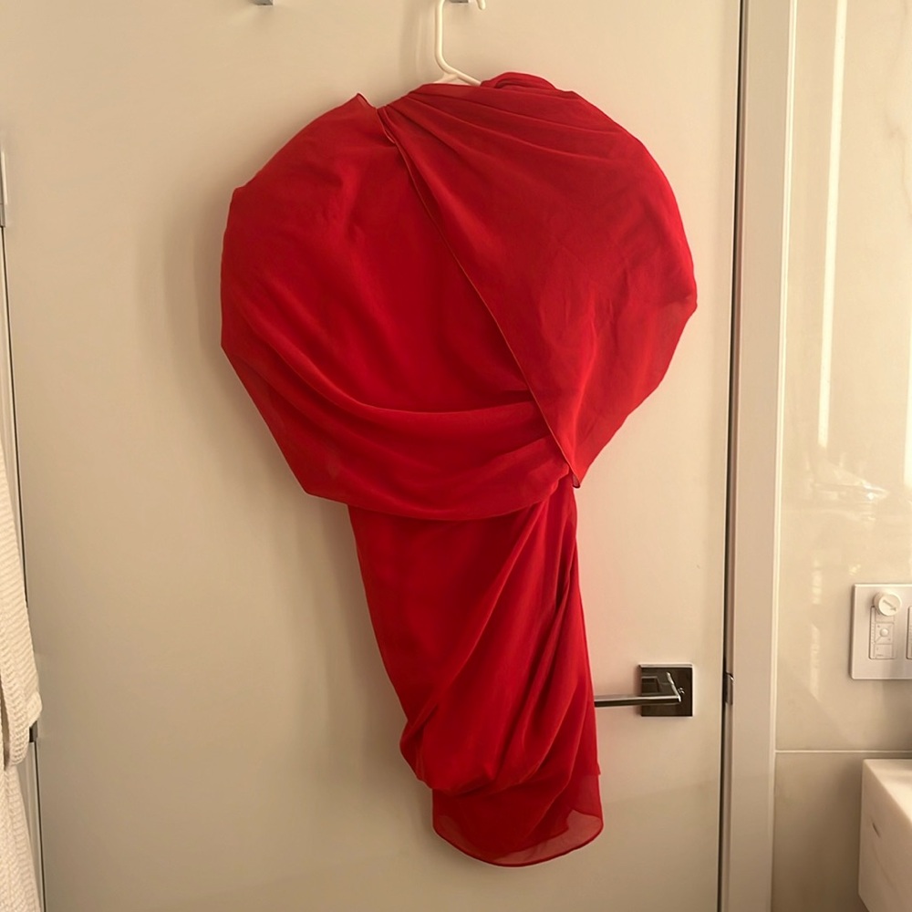 NWT Jacquemus Red Dress La Robe Castagna Size 36